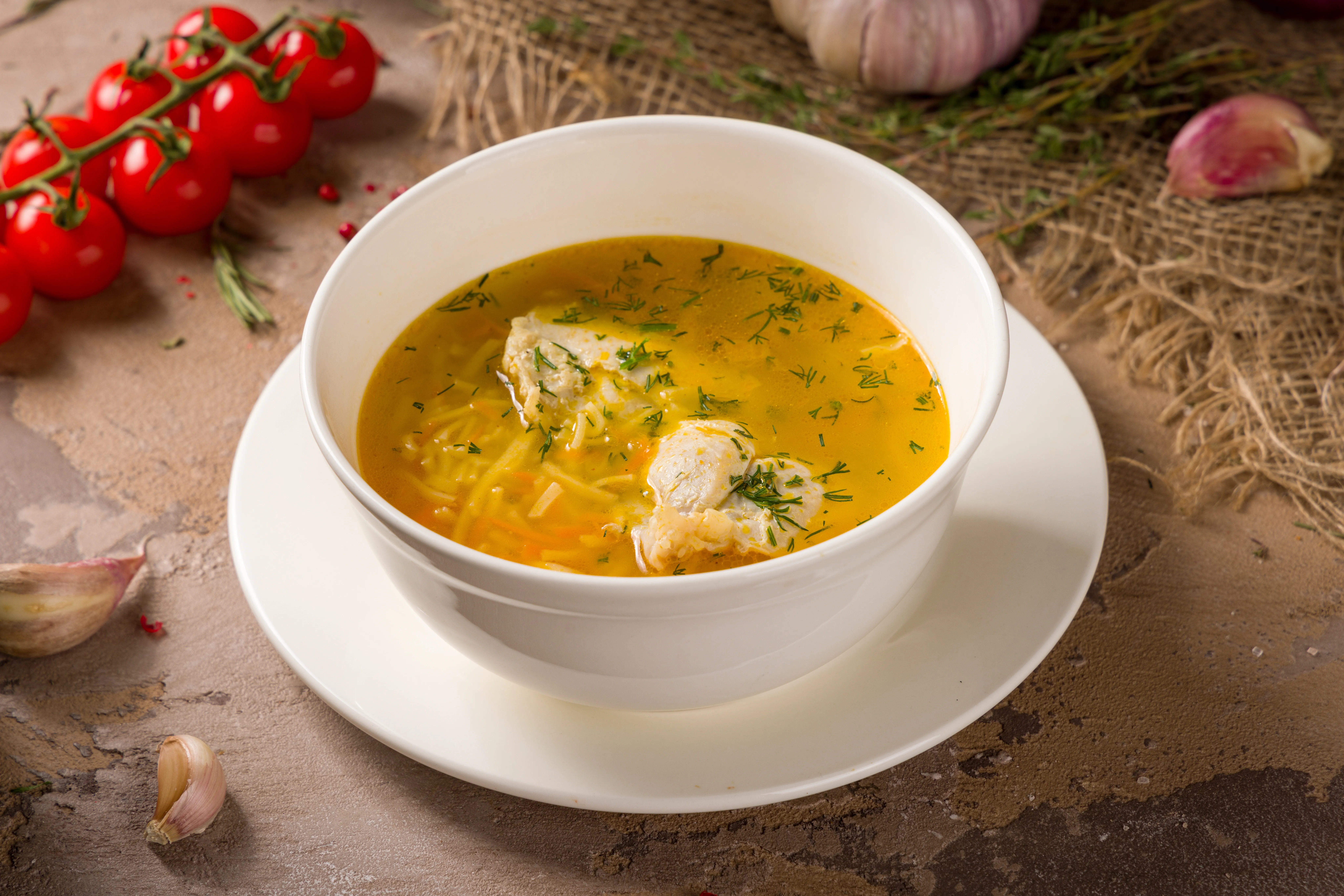 Суп-лапша куриный